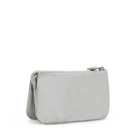 Kipling Creativity Large Klassieke Metallic Pouch Tassen Beige | België 1143NW